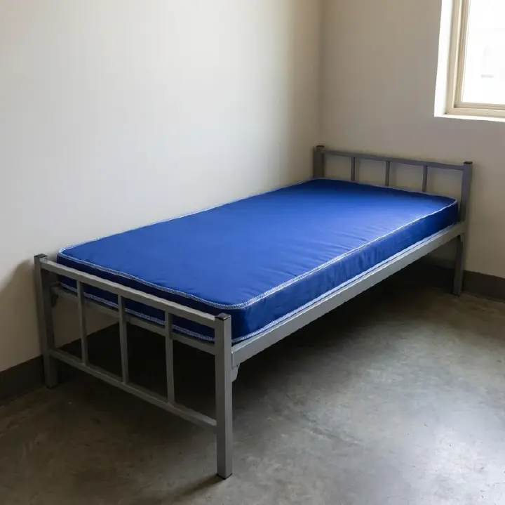 Student Bed  Mattress 4-Inch High-Quality – Durable Firm Foam Support with Protective Easy-Clean Fabric, Lightweight Student Bed Mattress for Hostels, Dormitories, Boarding Schools & Home Use