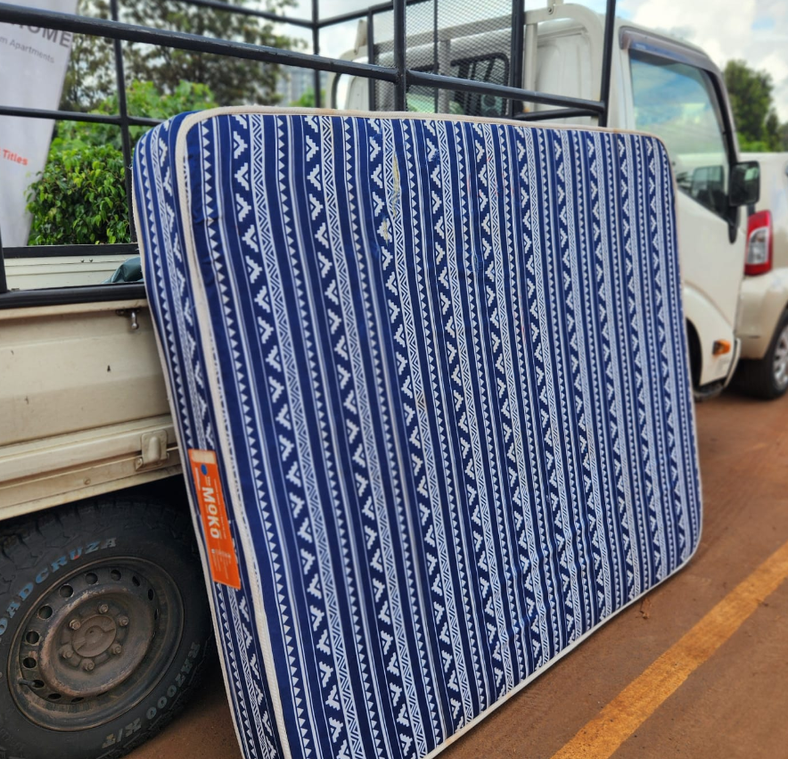 4 by 6 by 8inches MOKO Heavy Duty 8-Inch Mattress with Free Mosquito Net – Durable, Comfortable, Premium Quality Foam for Restful Sleep, Perfect Support for All Sleepers, Eco-Friendly Materials,