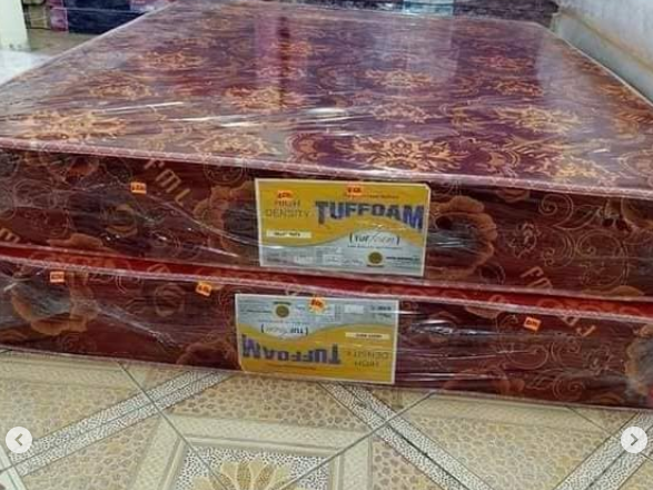 Mattress Tuffoam 6-Inch [ 4.5 by 6 by 6inches ] Medium-Duty High-Density Foam Mattress – Balanced Comfort and Firm Support for Restful Sleep, Durable Construction, Available in Multiple Sizes