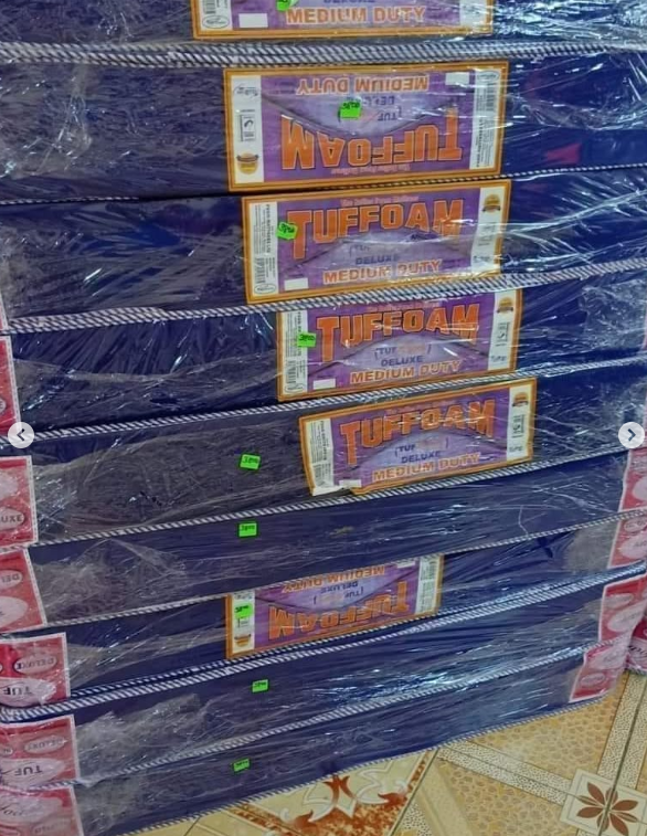 Mattress Tuffoam 6-Inch [ 4.5 by 6 by 6inches ] Medium-Duty High-Density Foam Mattress – Balanced Comfort and Firm Support for Restful Sleep, Durable Construction, Available in Multiple Sizes