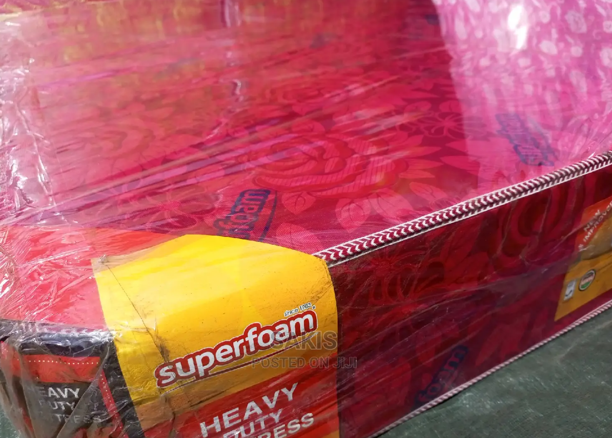 Mattress Tuffoam 6-Inch [ 4.5 by 6 by 6inches ] Medium-Duty High-Density Foam Mattress – Balanced Comfort and Firm Support for Restful Sleep, Durable Construction, Available in Multiple Sizes