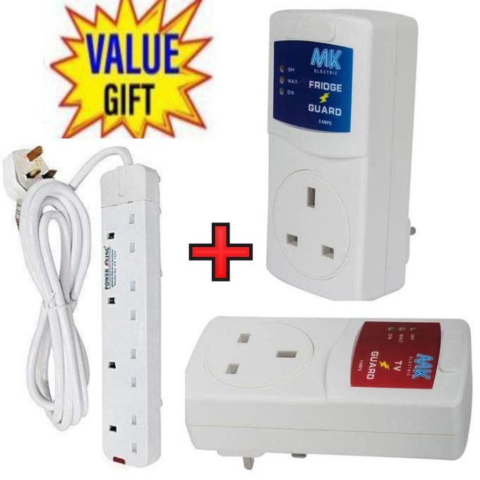 QUALITY TV GUARD FOR DIGITAL SMART TV +FRIDGE GUARD +FREE 4 WAY EXTENSION