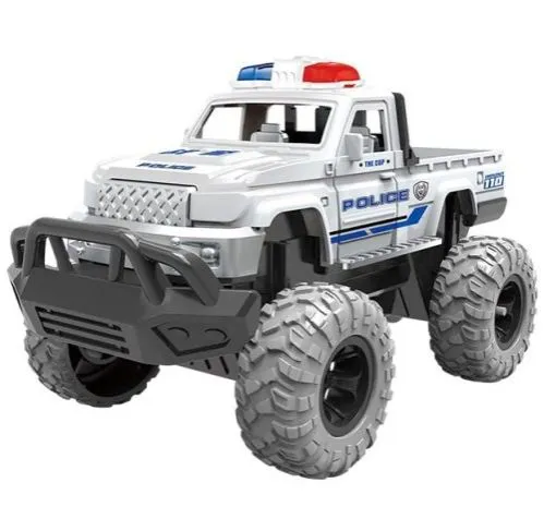 PREMIUM Toy Police Vehicles for Kids Truck with Big Wheel Police Car Toy Monster Truck Toys for kids Monster Truck Polic Car Off-Road Car, Comes in Different Color