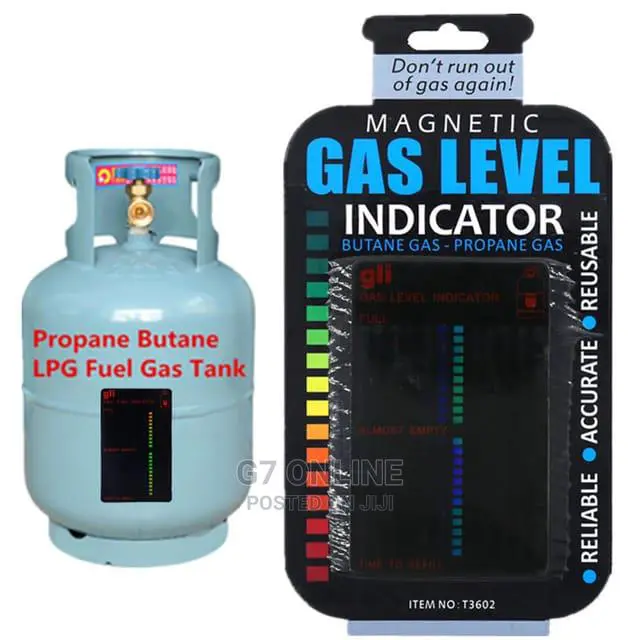 Magnetic Gas Level Indicator, Never run out of cooking gas without warningGet your reliable accurate low priced