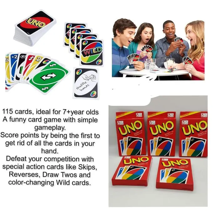 UNO CARDS IS A FUNNY CARD GAME WITH SIMPLE GAMEPLAY