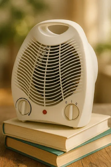 ElectroMate Fan Room Heater, Portable Room Heater Two Heat Settings 2000w
