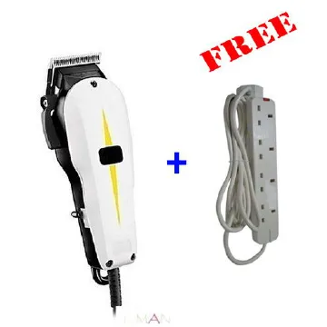 Electric Hair Clipper Barbering Machine - Kinyozi +FREE 4WAY POWER EXTENSION