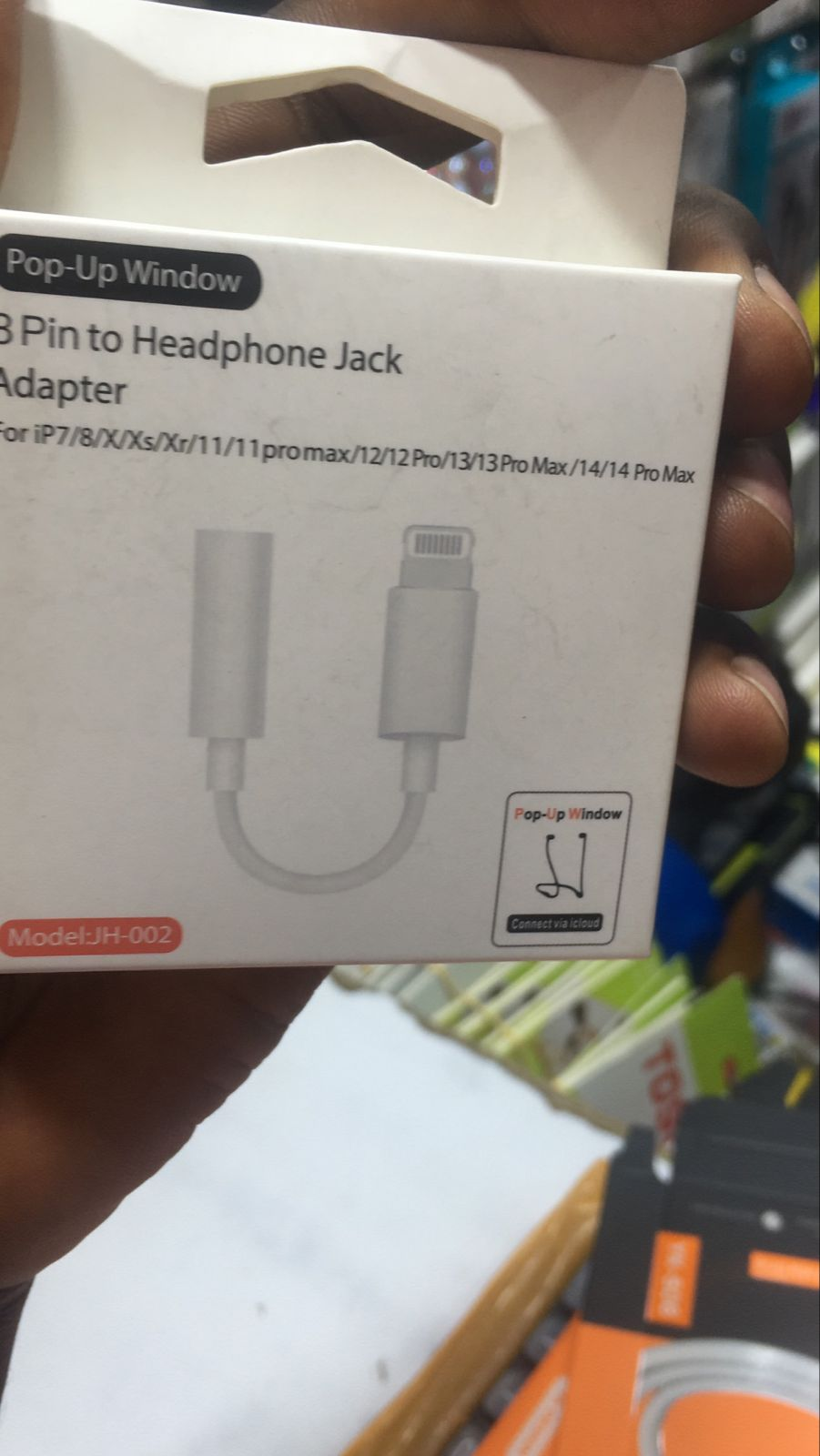 Generic 3.5mm AUX Audio Earphone Adapter Cable Extender Lightning Connector for iPhone