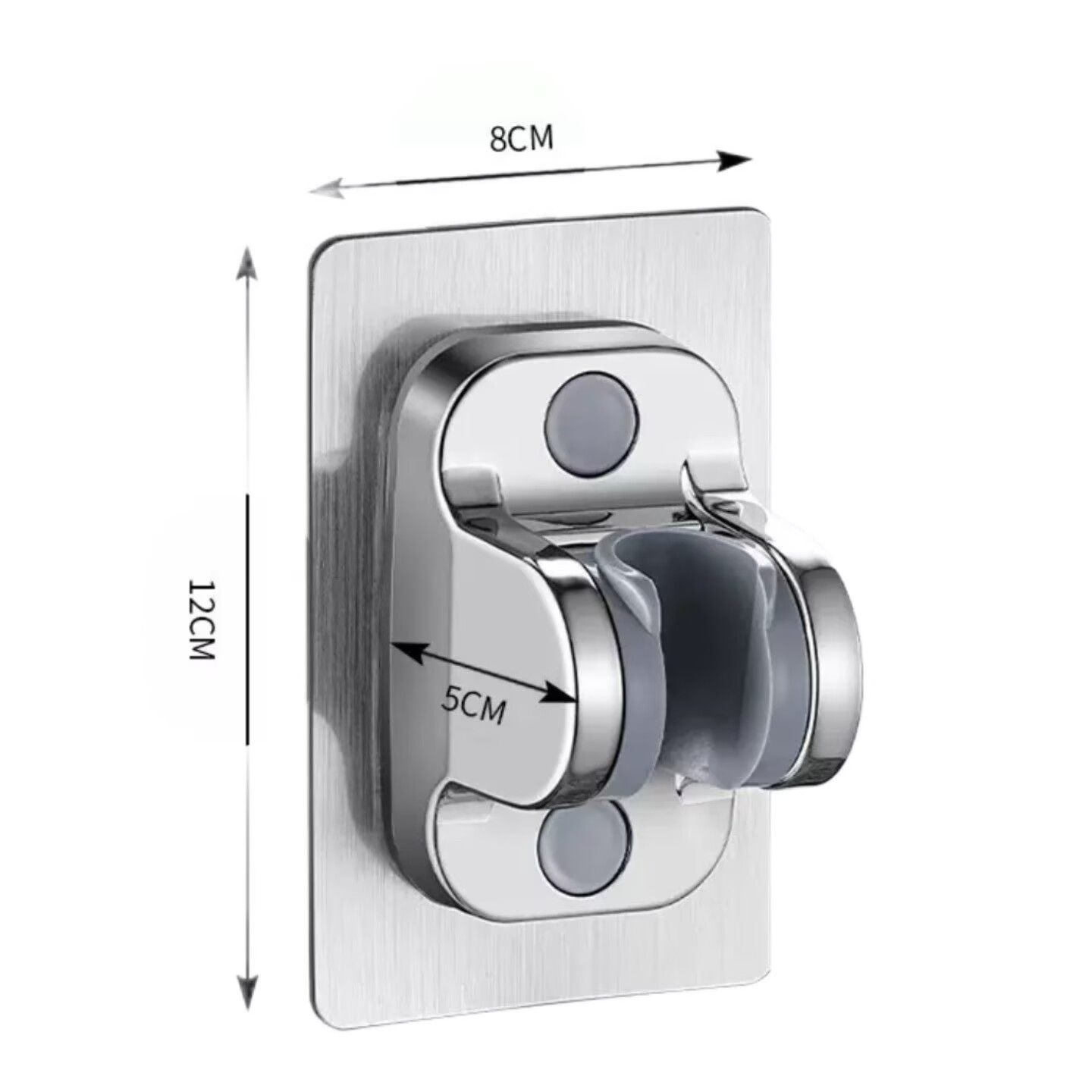 Silver High-Pressure Shower Head Set - Clog-Free, Easy to Clean, Stylish Design for Elevating Bathroom Aesthetics。Premium Silver Shower Head Set。Modern Style to Boost Bathroom Beauty