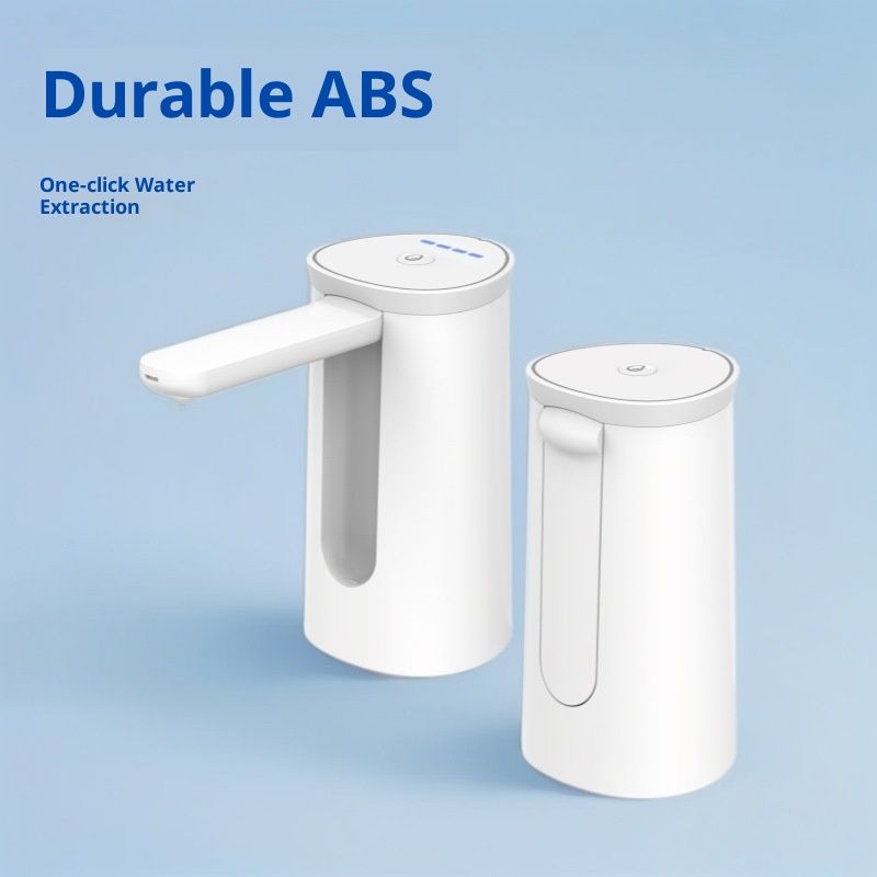 New Arrival PAFEL Foldable Electric Water Bottle Pump - Type-C Rechargeable Automatic Dispenser Portable 5 Gallon Water Jug Pump Universal Fit 5L-18.9L Bottles - Black