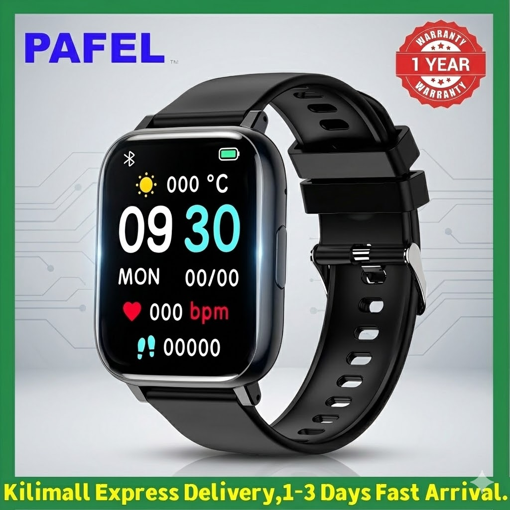 New Arrival PAFEL H9Plus Smart Watch Bluetooth Calling 1.77" HD Screen Fitness Tracker HR / BP Monitor Sports Smartwatch for Android iPhone - Black / Pink