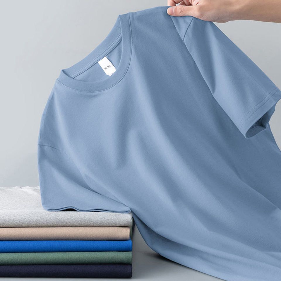 First Class Quality Cotton Custom Logo Men Printing Custom T Shirt 180g 200g 230 300g Cotton Plain Oversized Tshirt for Men