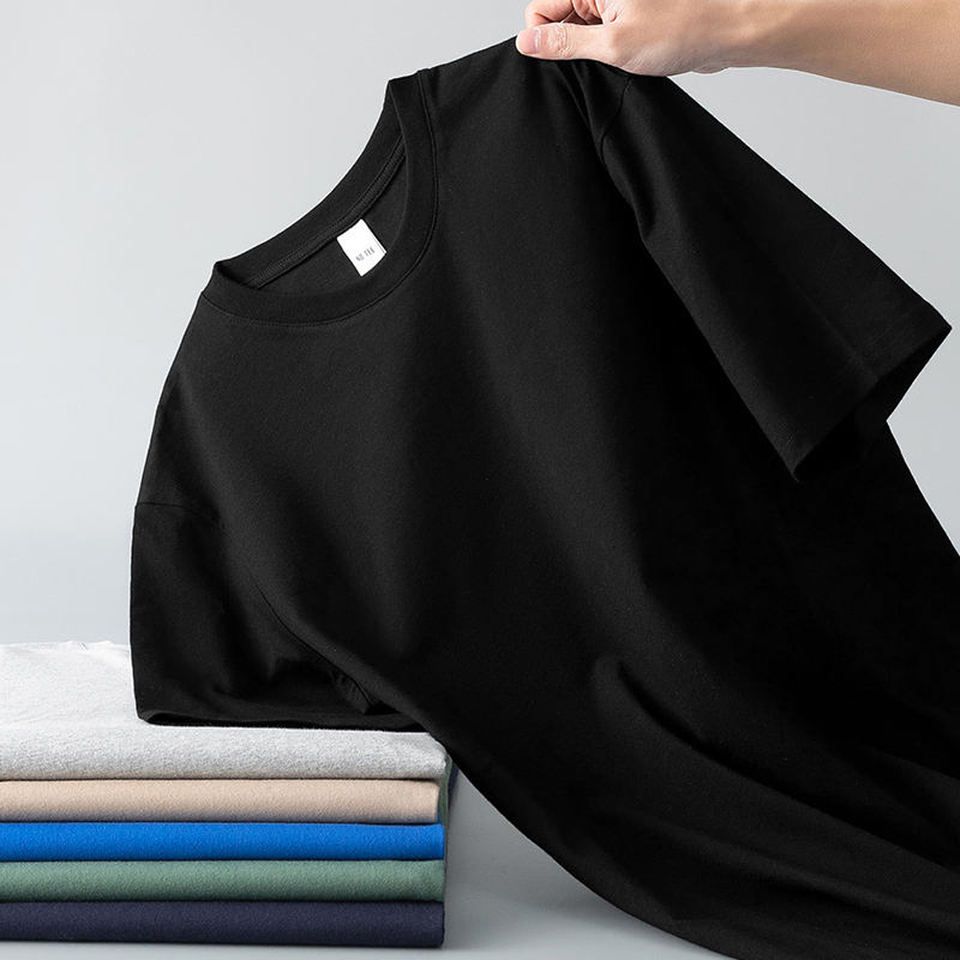 First Class Quality Cotton Custom Logo Men Printing Custom T Shirt 180g 200g 230 300g Cotton Plain Oversized Tshirt for Men