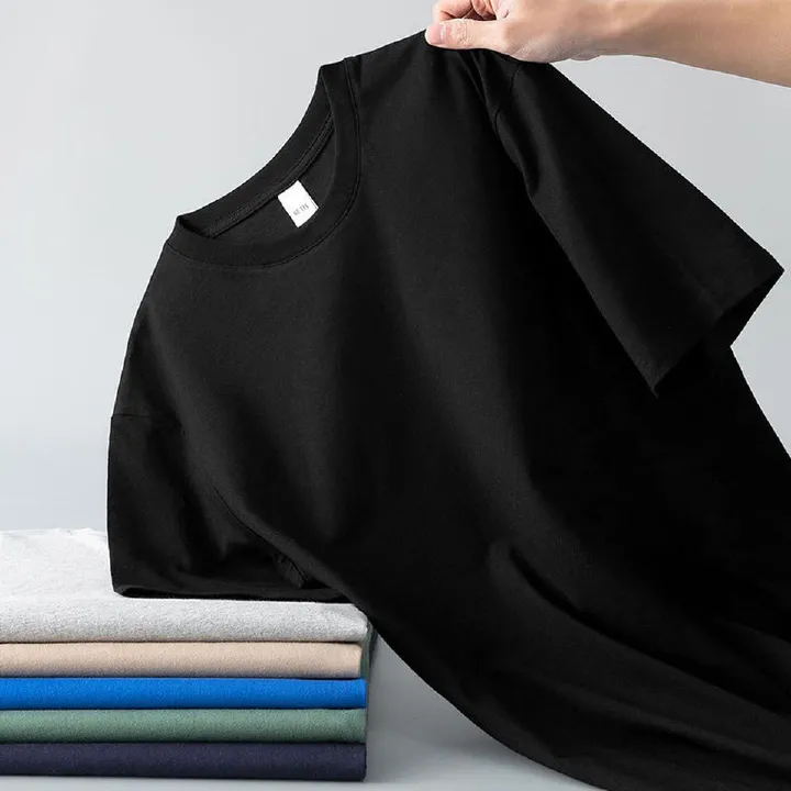 First Class Quality Cotton Custom Logo Men Printing Custom T Shirt 180g 200g 230 300g Cotton Plain Oversized Tshirt for Men