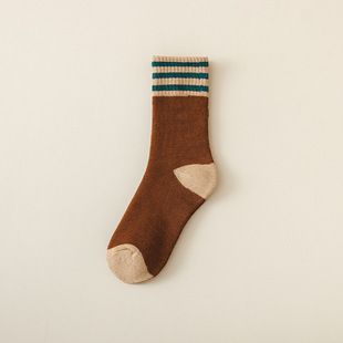 Retro Splash Everyday Fun Socks - ColorJoy Striped Comfort Socks. Step into color and confidence with these youthful VibeStripe Color Pop Crew Socks