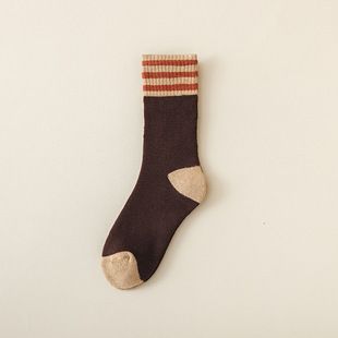 Retro Splash Everyday Fun Socks - ColorJoy Striped Comfort Socks. Step into color and confidence with these youthful VibeStripe Color Pop Crew Socks