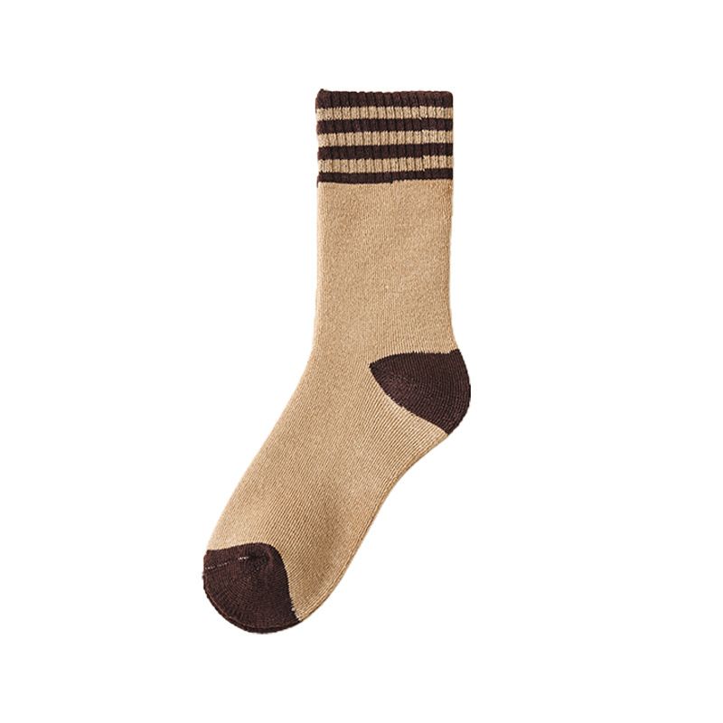 Retro Splash Everyday Fun Socks - ColorJoy Striped Comfort Socks. Step into color and confidence with these youthful VibeStripe Color Pop Crew Socks