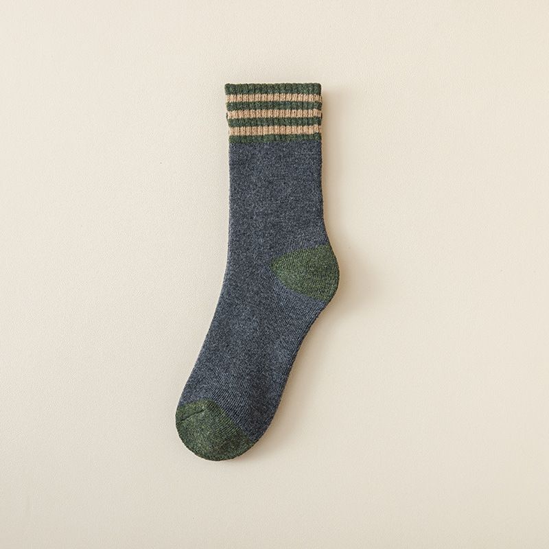 Retro Splash Everyday Fun Socks - ColorJoy Striped Comfort Socks. Step into color and confidence with these youthful VibeStripe Color Pop Crew Socks