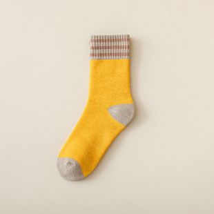 Retro Splash Everyday Fun Socks - ColorJoy Striped Comfort Socks. Step into color and confidence with these youthful VibeStripe Color Pop Crew Socks