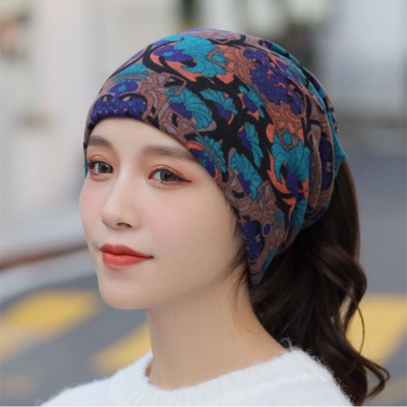 Slouchy Graffiti Head Band - Embrace effortless cool with our Slouchy Graffiti Knit Beanie! This lightweight and breathable cap is the ultimate accessory for achieving that relaxed.