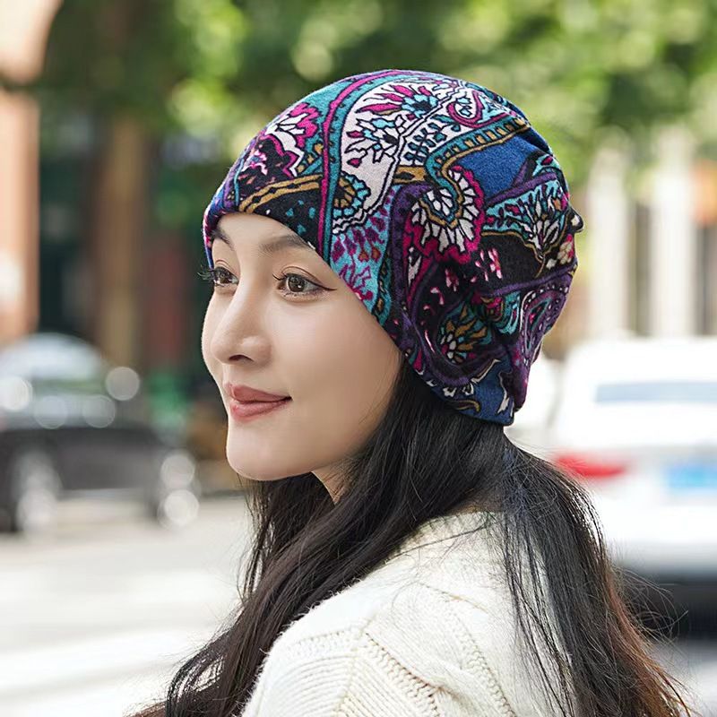 Slouchy Graffiti Head Band - Embrace effortless cool with our Slouchy Graffiti Knit Beanie! This lightweight and breathable cap is the ultimate accessory for achieving that relaxed.