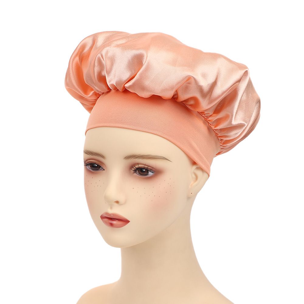 All-match High Elastic Hair Care Hat Moon Hat Turban Beauty Hat Shower Hat Women's Care Sanding Nightcap Bonnet