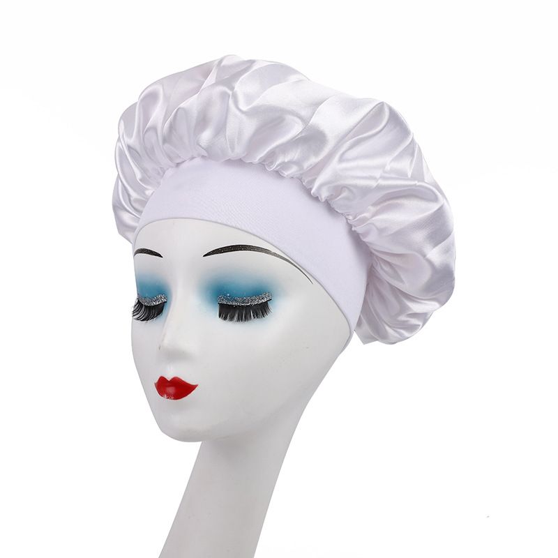 All-match High Elastic Hair Care Hat Moon Hat Turban Beauty Hat Shower Hat Women's Care Sanding Nightcap Bonnet