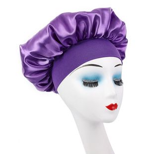 All-match High Elastic Hair Care Hat Moon Hat Turban Beauty Hat Shower Hat Women's Care Sanding Nightcap Bonnet