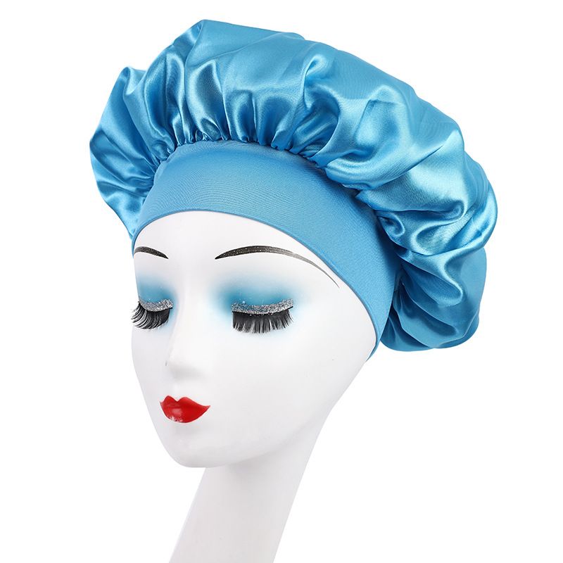 All-match High Elastic Hair Care Hat Moon Hat Turban Beauty Hat Shower Hat Women's Care Sanding Nightcap Bonnet