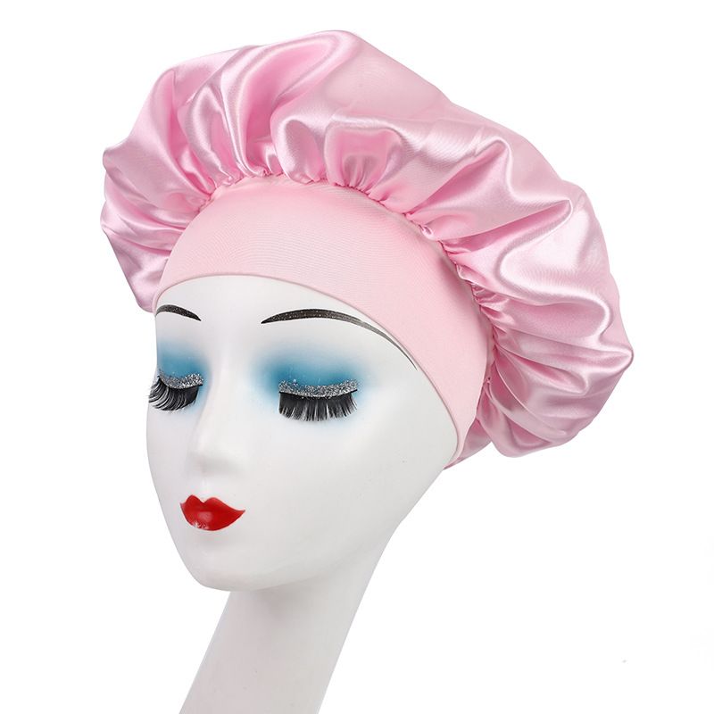 All-match High Elastic Hair Care Hat Moon Hat Turban Beauty Hat Shower Hat Women's Care Sanding Nightcap Bonnet