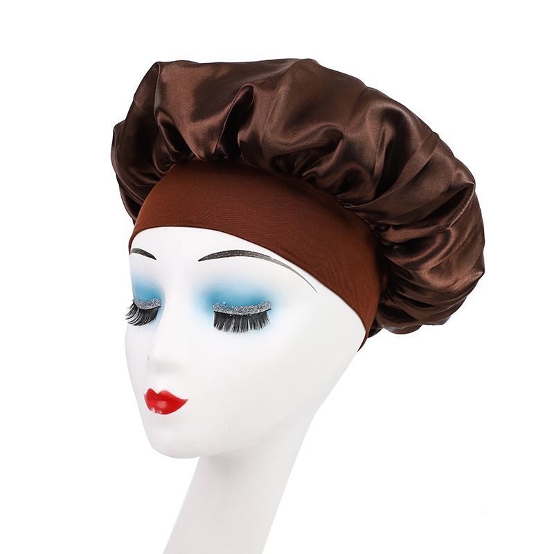 All-match High Elastic Hair Care Hat Moon Hat Turban Beauty Hat Shower Hat Women's Care Sanding Nightcap Bonnet