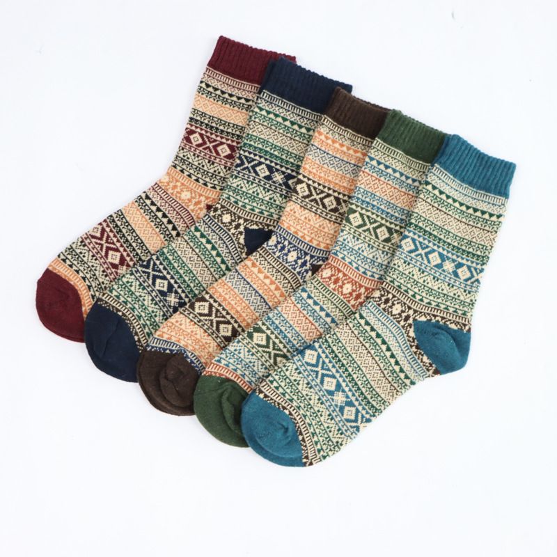 Socks men's retro velvet thickened THICK line Layers. Classic Design, warm and gentle on the Skin.
