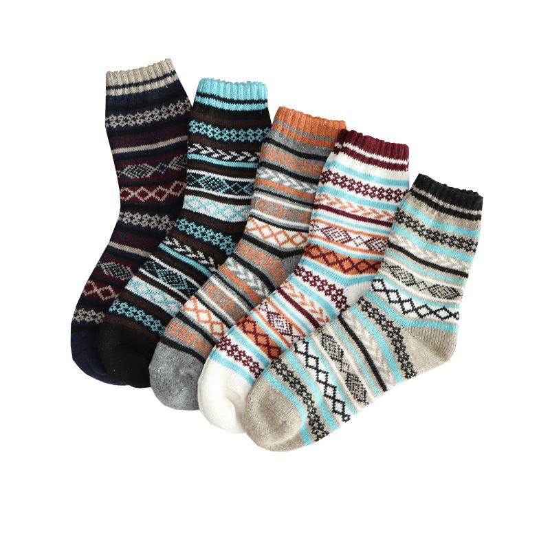 Socks men's retro velvet thickened THICK line Layers. Classic Design, warm and gentle on the Skin.
