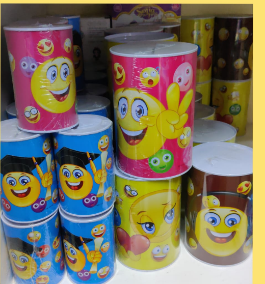 big coin saving tin made of aluminium,can also save notes