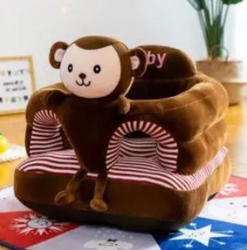 Deluxe Baby Sit-Me-Up Pillow | Soft Plush Infant Support Cushion | Comfortable, Safe & Washable Baby Seat for Learning to Sit