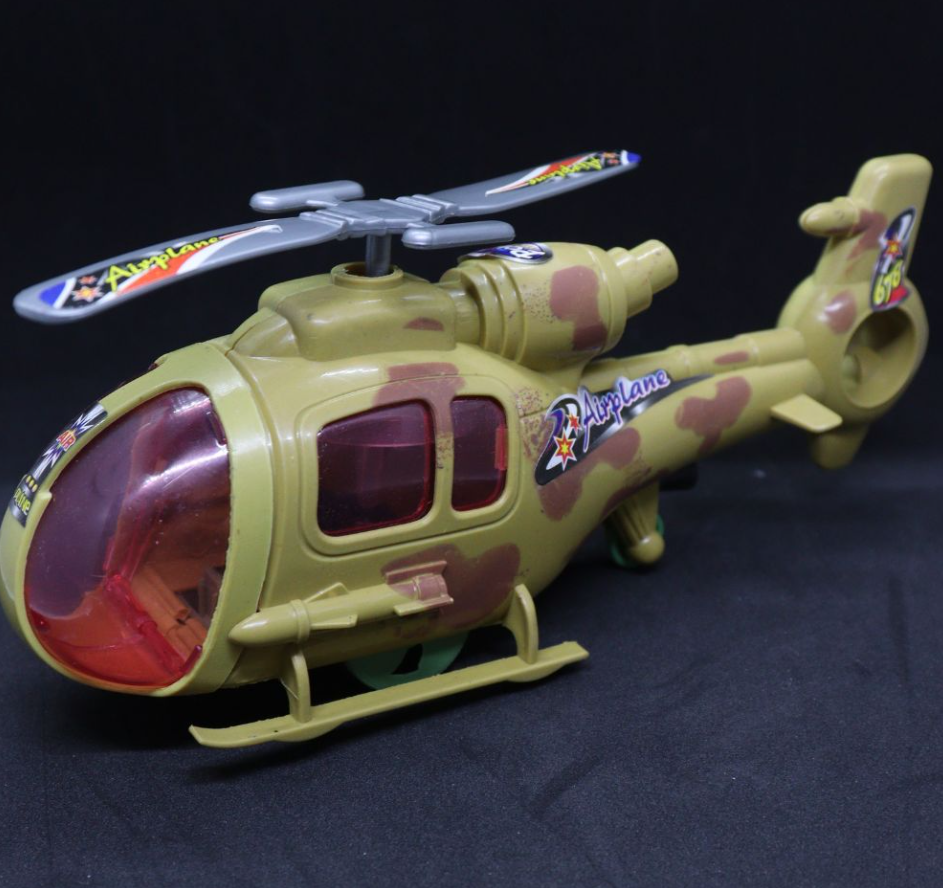 Army Air Force Toy Helicopter – Military Theme Plastic Mini Chopper for Kids, Durable Lightweight Design for Indoor and Outdoor Play