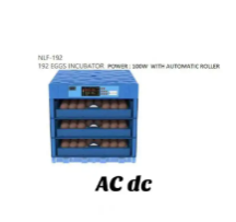 🐣 Automatic Egg Incubator NLF Series – 64 Eggs 🥚 with Digital Display 🔄 AC/DC Dual Power + Auto Roller