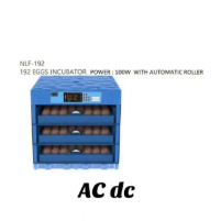 🐣 Automatic Egg Incubator NLF Series – 64 Eggs 🥚 with Digital Display 🔄 AC/DC Dual Power + Auto Roller