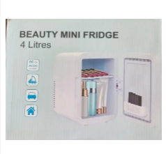 🔥 4L Portable Beauty Mini Fridge with Mirror – Dual Power for Car & Home – Skincare, Makeup & Drinks Cooler! 🔥
