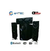🎶 AMTEC AM-609 3.1 X-Bass Home Theater – 8000W PMPO, 3D Surround Sound, Bluetooth, USB, SD, FM, AUX, Hi-Fi Bass & Remote Control for Ultimate Sound 🔥