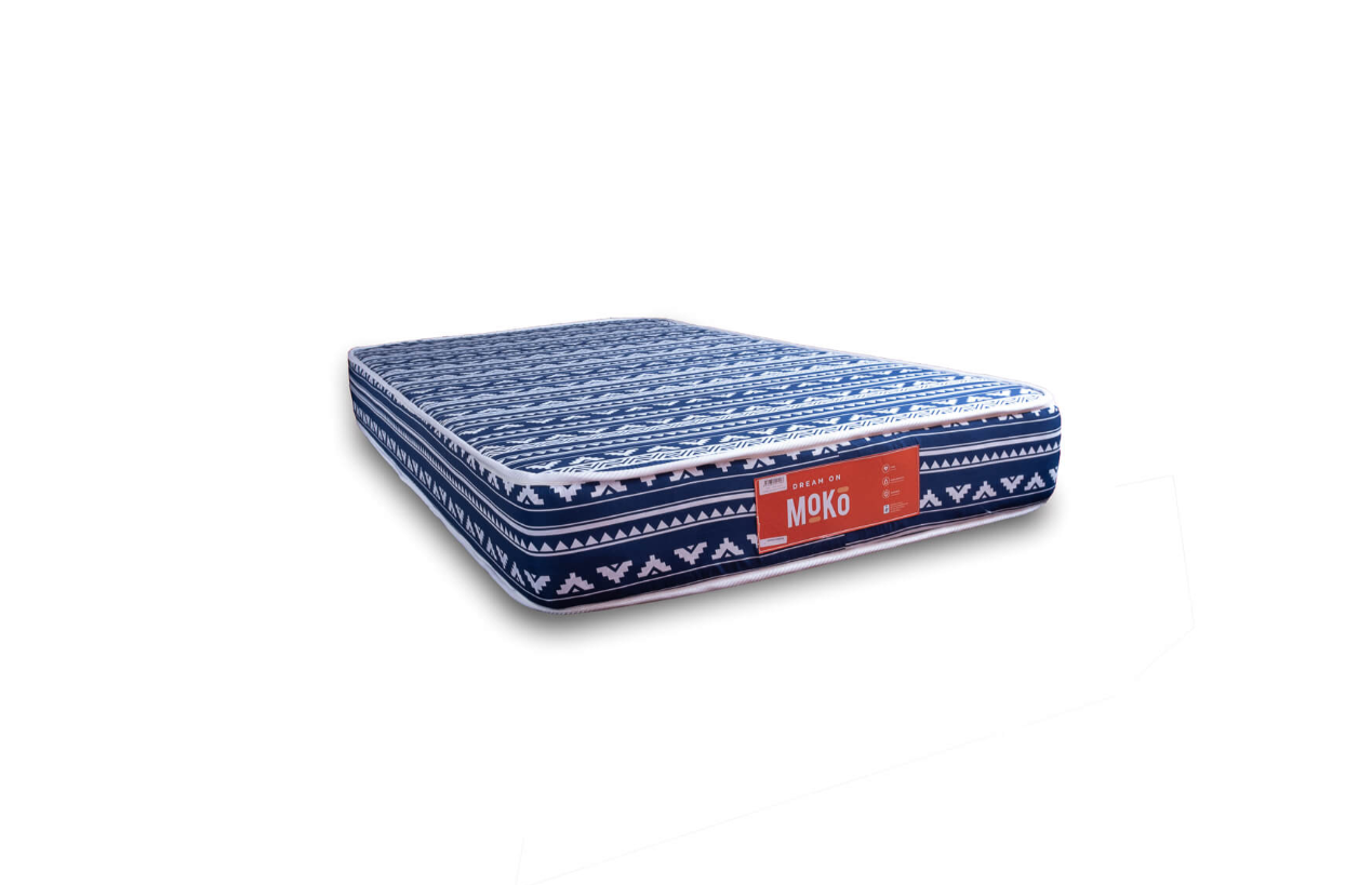 Moko Heavy Duty 8-Inch Mattress with –  Free Mosquito NetDurable, Comfortable, Premium Quality Foam for Restful Sleep, Perfect Support for All Sleepers, Eco-Friendly Materials, LongLasting Performance