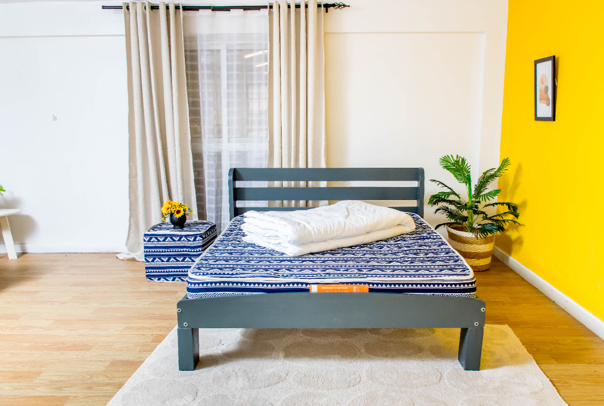 Moko Heavy Duty 8-Inch Mattress with –  Free Mosquito NetDurable, Comfortable, Premium Quality Foam for Restful Sleep, Perfect Support for All Sleepers, Eco-Friendly Materials, LongLasting Performance