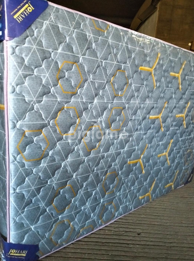 Johari 8 Inches Orthopaedic Foam Mattress (4ft × 6ft × 8 Inches) : Premium Back Support Foam Material, Soft Quilted Cover for Extra Comfort, Pressure Relief Sleeping Surface, Breathable Design