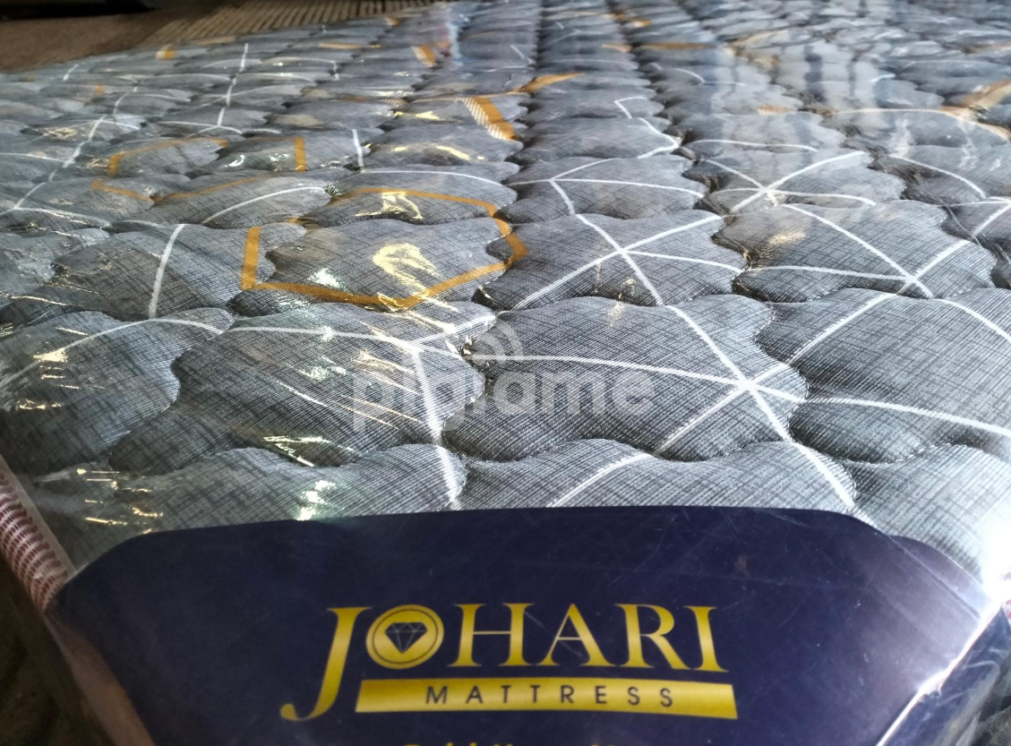 Johari 8 Inches Orthopaedic Foam Mattress (4ft × 6ft × 8 Inches) : Premium Back Support Foam Material, Soft Quilted Cover for Extra Comfort, Pressure Relief Sleeping Surface, Breathable Design