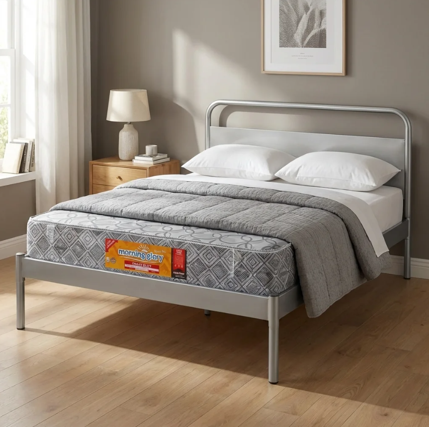 Morning Glory 10-Inch Quilted Foam Mattress:Soft Fabric Cover Comfortable Foam Mattress,  Long-Lasting Support, Breathable Sleeping Surface, Guaranteed 10-Year Durability, Available in All Sizes