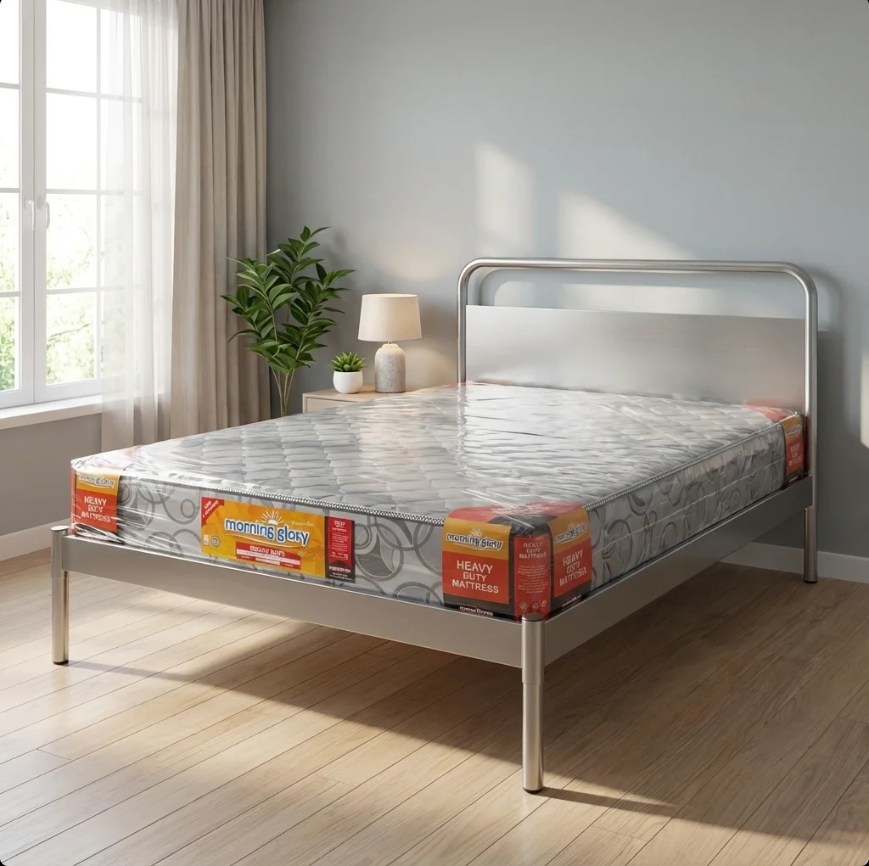 Morning Glory 10-Inch Quilted Foam Mattress:Soft Fabric Cover Comfortable Foam Mattress,  Long-Lasting Support, Breathable Sleeping Surface, Guaranteed 10-Year Durability, Available in All Sizes