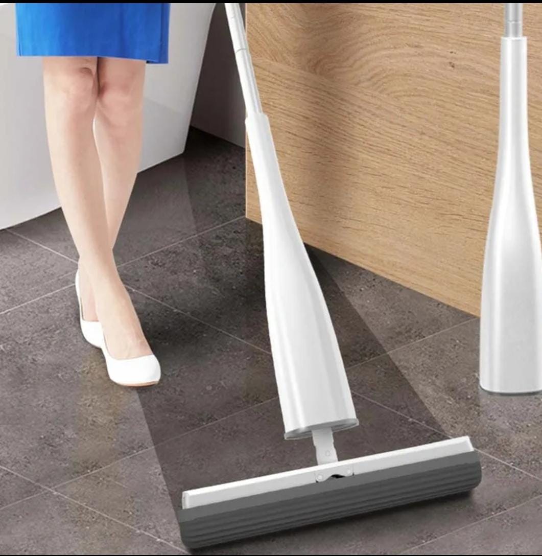 Automatic Self-Wringing Roller Mop – Hands-Free Squeeze Mop with Super Absorbent Head, Easy Cleaning, Adjustable Handle, Ideal for Tiles, Wood & Marble Floors