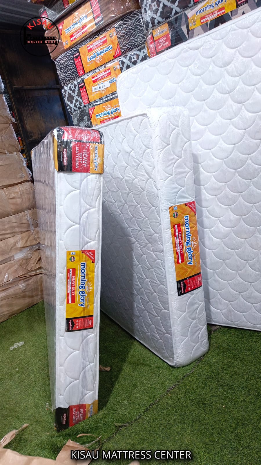 Morning Glory 8-Inch Heavy Duty Quilted Mattress – Built for Extreme Durability, Back Support & Long-Term Comfort – Sizes (3by 6), (3.5by 6), (4by 6), (5by 6), (6by 6) – Stylish Finish, Kenyan Qual