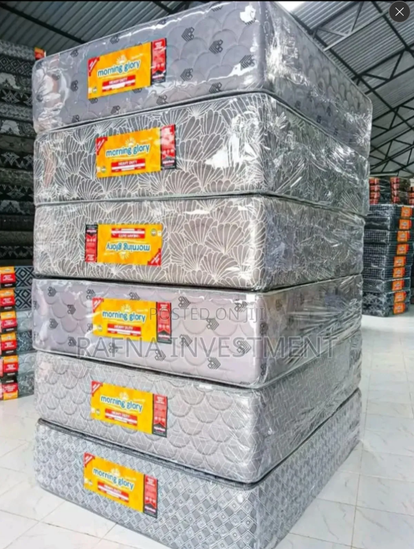 Morning Glory 10 Inches Quilted Foam Mattress (4ft × 6ft × 10 Inches) Premium Soft Fabric Cover, Comfortable Foam Mattress, Long-Lasting Support, Breathable Sleeping Surface, 10 Years Durability