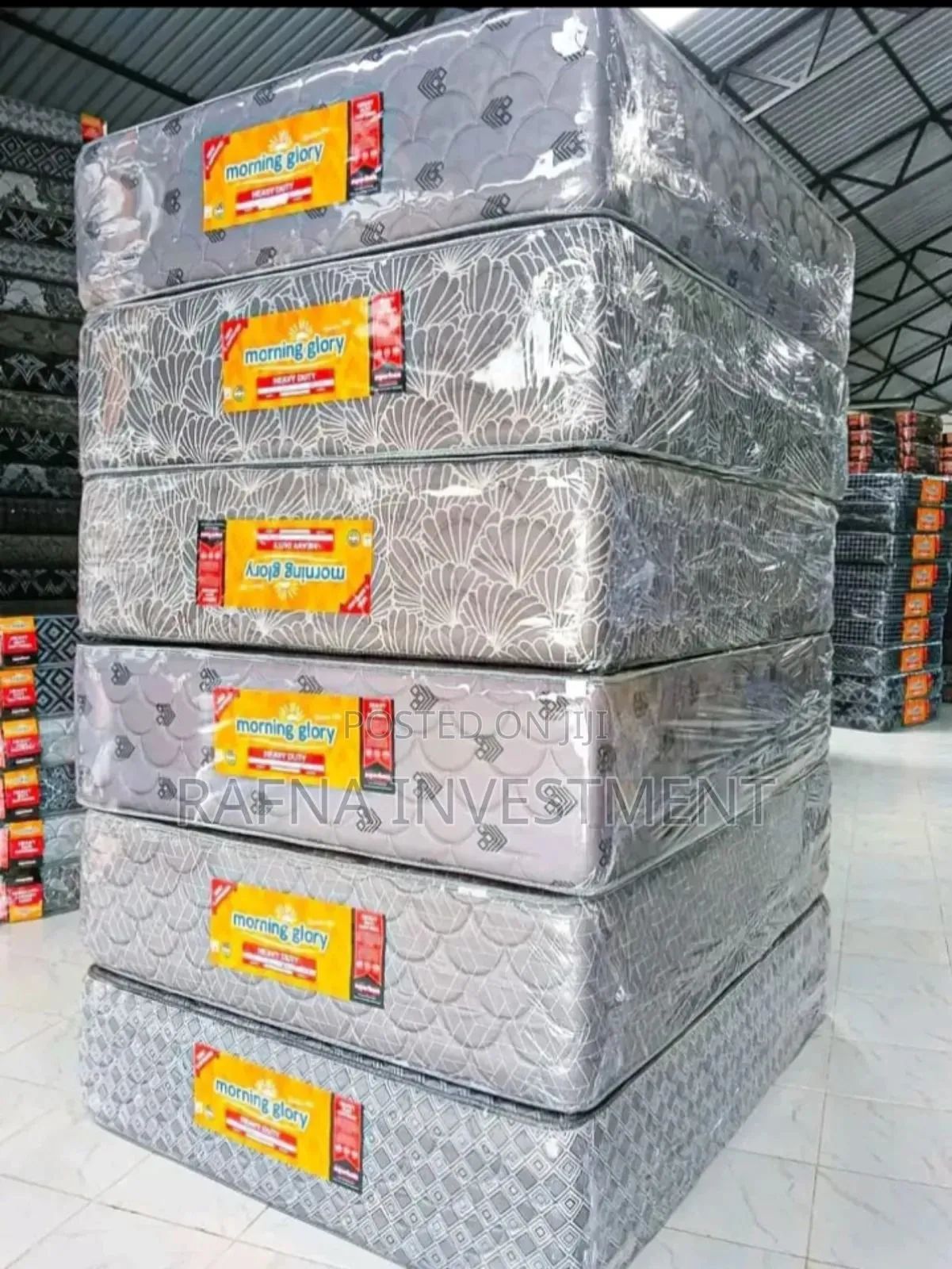 Morning Glory 10 Inches Quilted Foam Mattress (4ft × 6ft × 10 Inches) Premium Soft Fabric Cover, Comfortable Foam Mattress, Long-Lasting Support, Breathable Sleeping Surface, 10 Years Durability